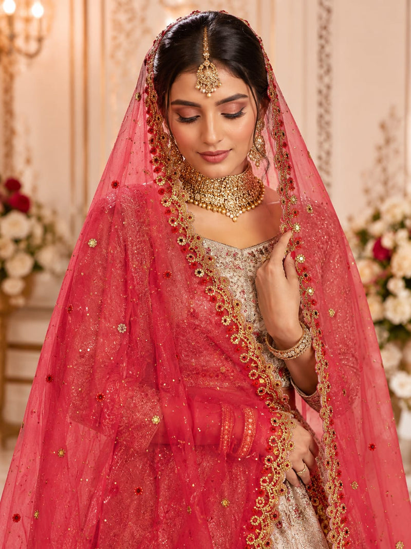 Bridal Net Dupatta for Women