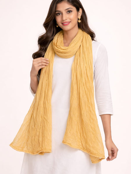 Cotton Plain Dupatta