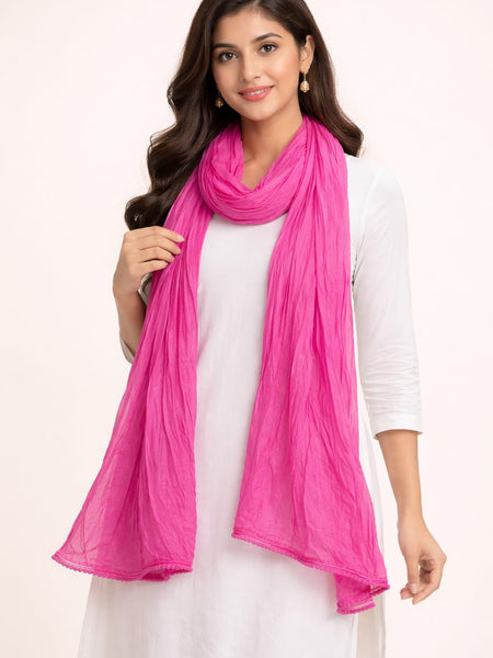Cotton Plain Dupatta