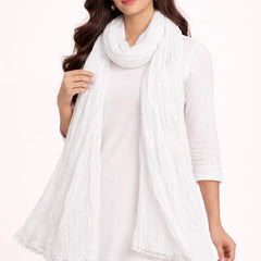 Cotton Plain Dupatta Combo Set of 2