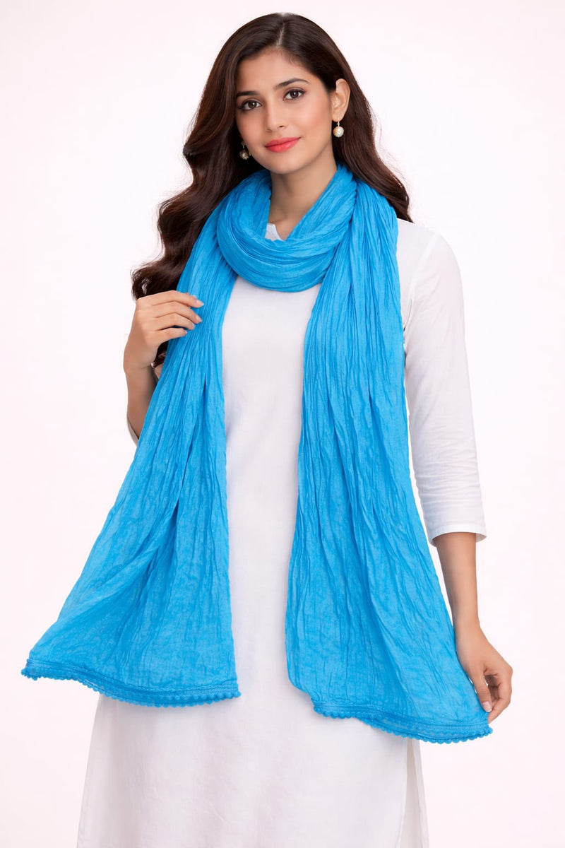 Cotton Plain Dupatta