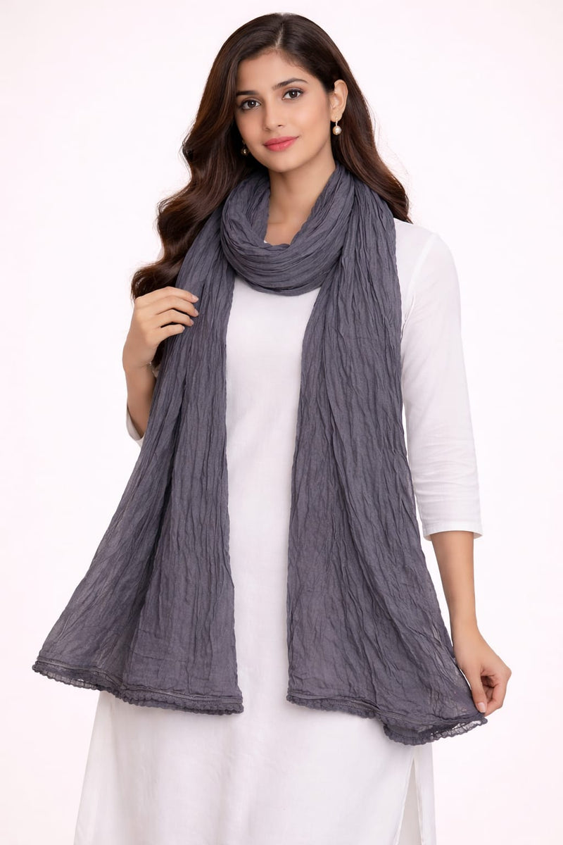 Cotton Plain Dupatta
