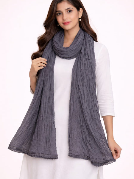 Cotton Plain Dupatta