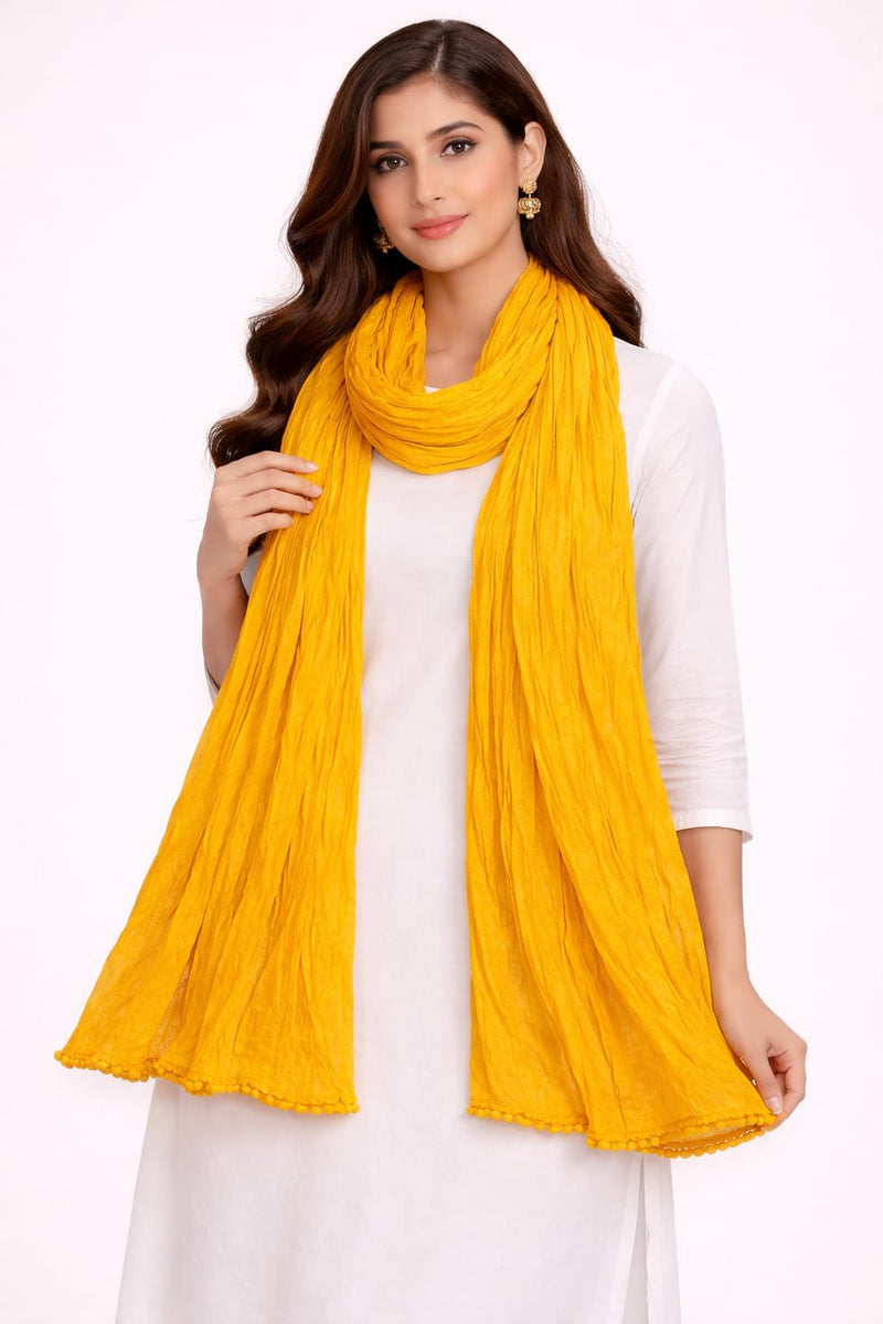 Cotton Plain Dupatta