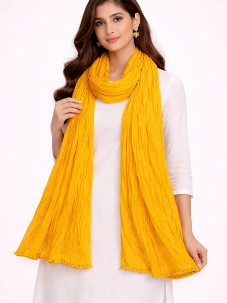Cotton Plain Dupatta