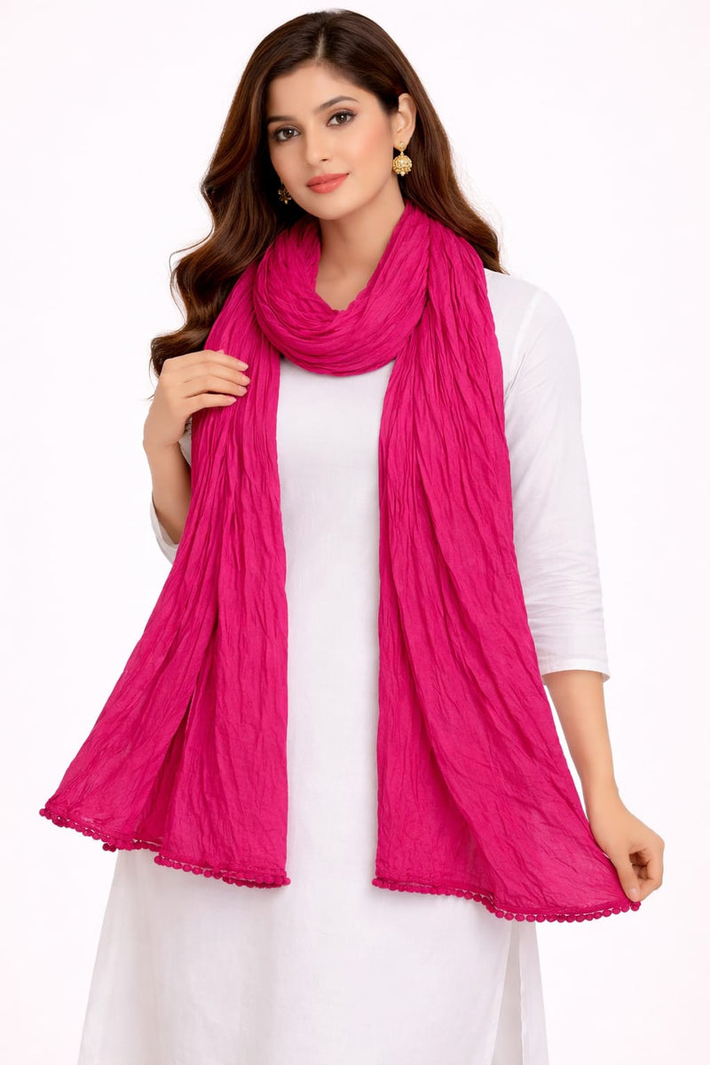 Cotton Plain Dupatta