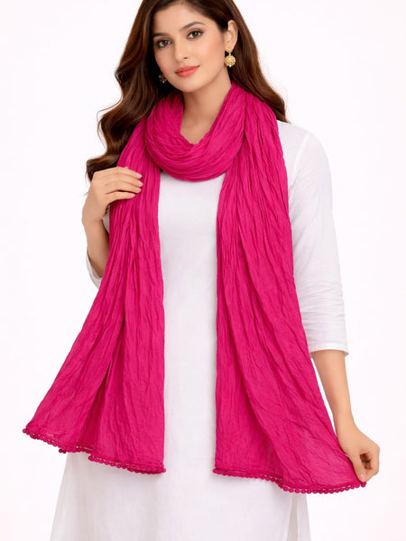 Cotton Plain Dupatta