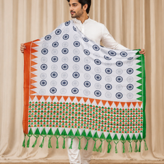 Art Silk Tiranga Dupatta for Men & Women