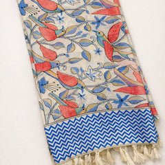 Art Silk Kalamkari Printed Dupatta for Women