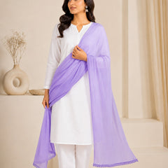Plain Chiffon Dupatta for Women