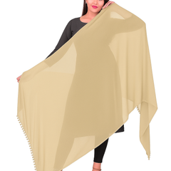 Elegant Plain Chiffon Dupatta for Women – Lightweight, Soft & Flowing Fabric – Perfect for Daily Wear, Festive & Ethnic Outfits