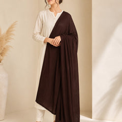 Women's Brown Chiffon Dupatta