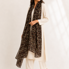 Premium Cotton Leopard Print Dupatta for Women