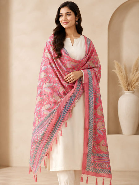 Premium Art Silk Printed Dupatta for Women