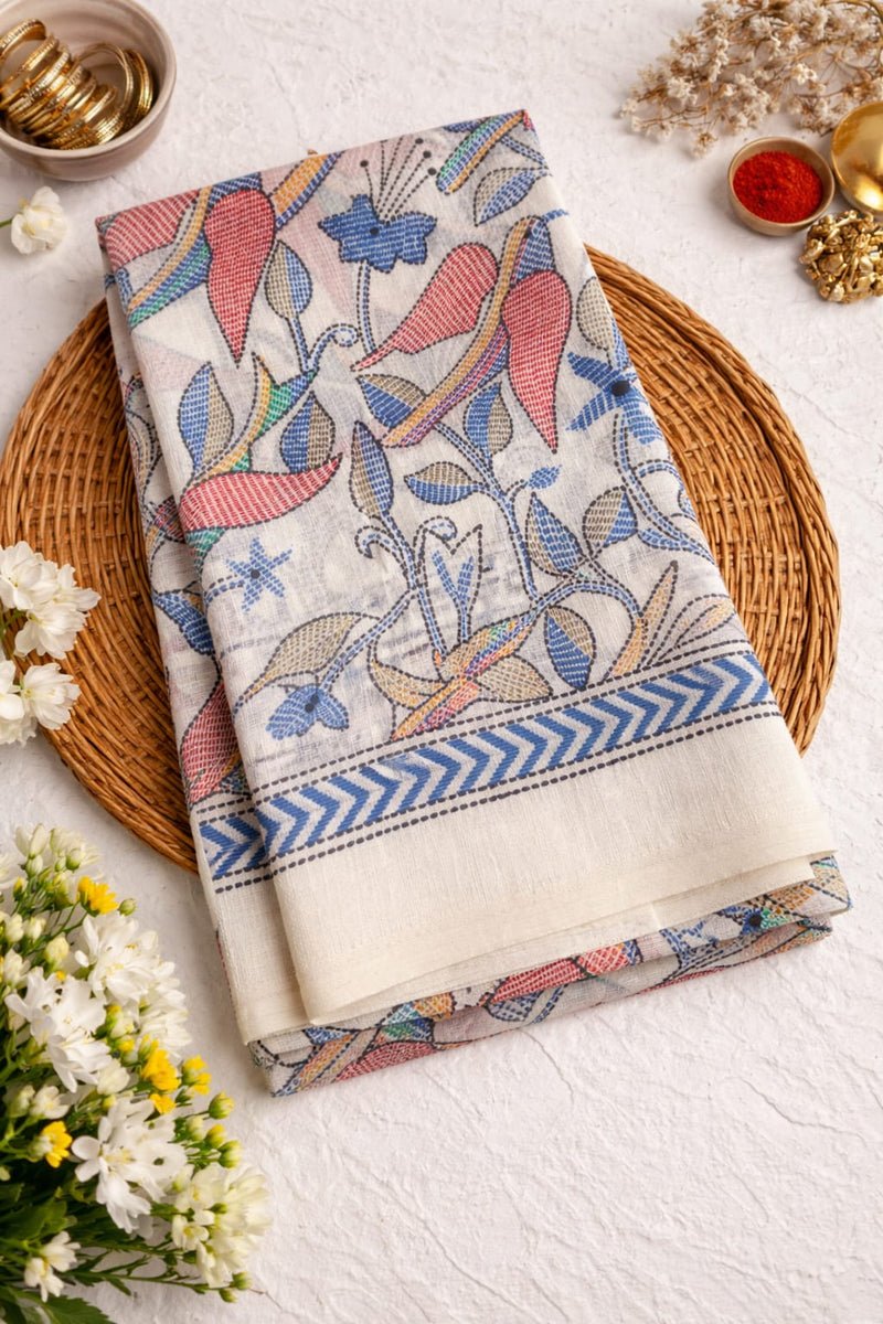 Art Silk Kalamkari Printed Dupatta for Women