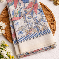Art Silk Kalamkari Printed Dupatta for Women