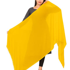 Elegant Plain Chiffon Dupatta for Women – Lightweight, Soft & Flowing Fabric – Perfect for Daily Wear, Festive & Ethnic Outfits