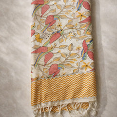 Art Silk Kalamkari Printed Dupatta for Women