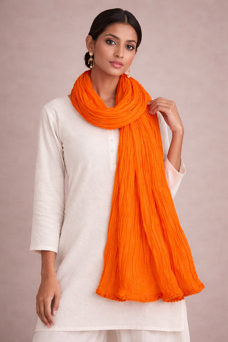Cotton Plain Dupatta
