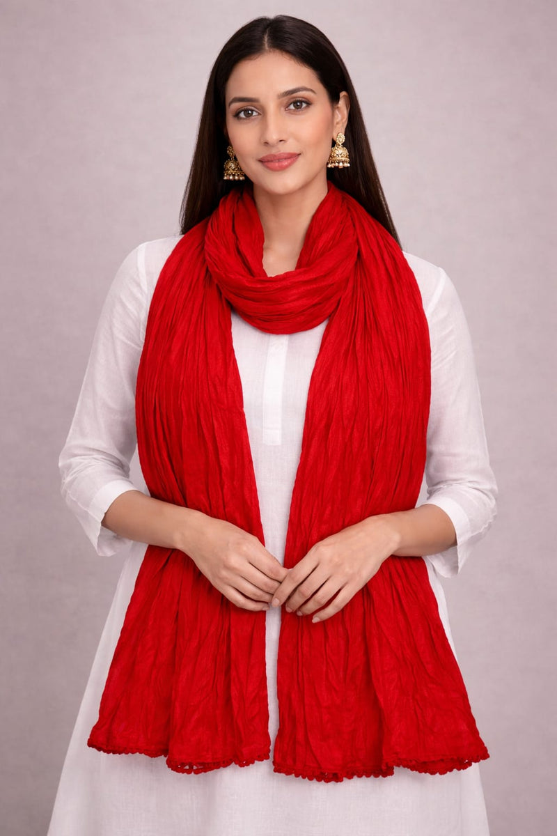 Cotton Plain Dupatta