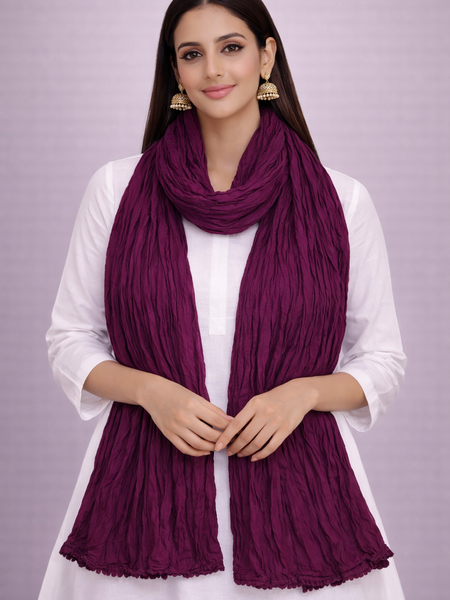 Cotton Plain Dupatta
