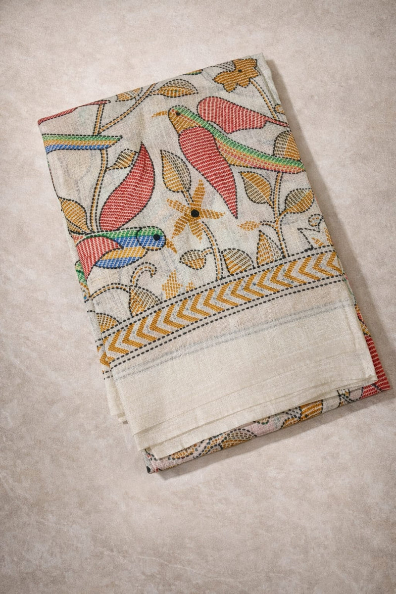 Art Silk Kalamkari Printed Dupatta for Women