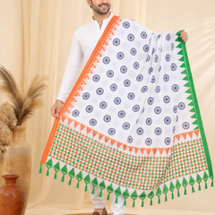 Art Silk Tiranga Dupatta for Men & Women