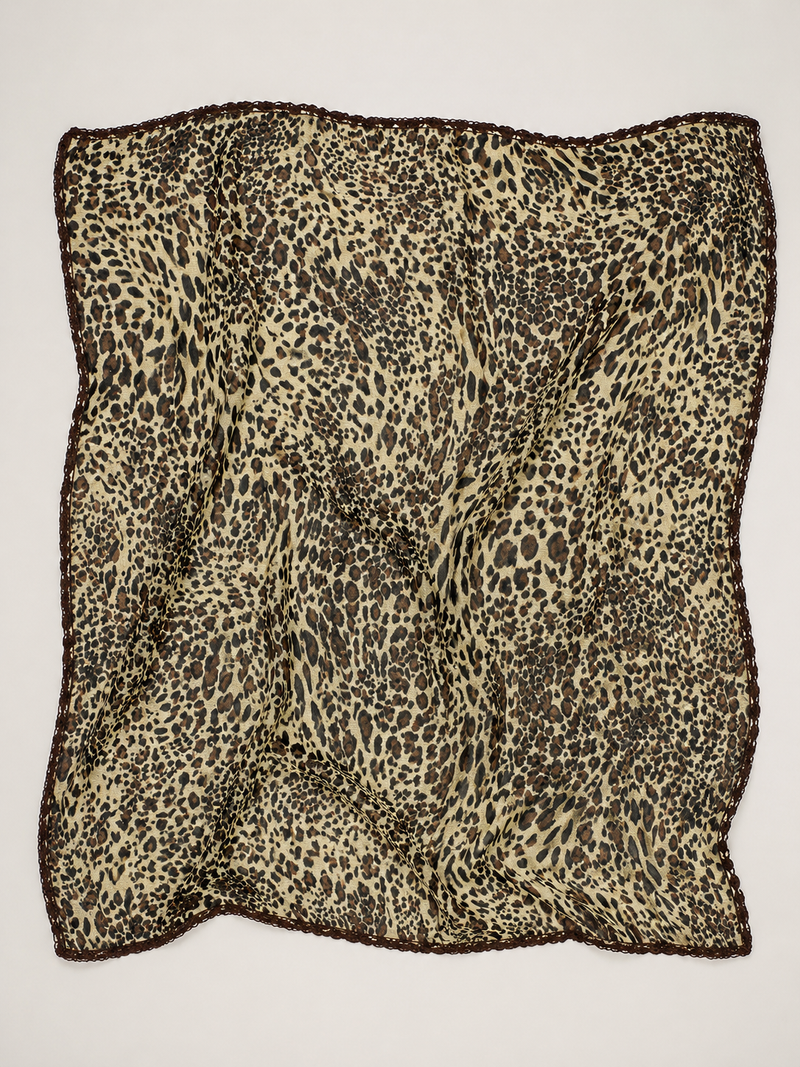 Premium Cotton Leopard Print Dupatta for Women