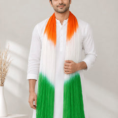 Tricolor Crush Dupatta for Men & Women