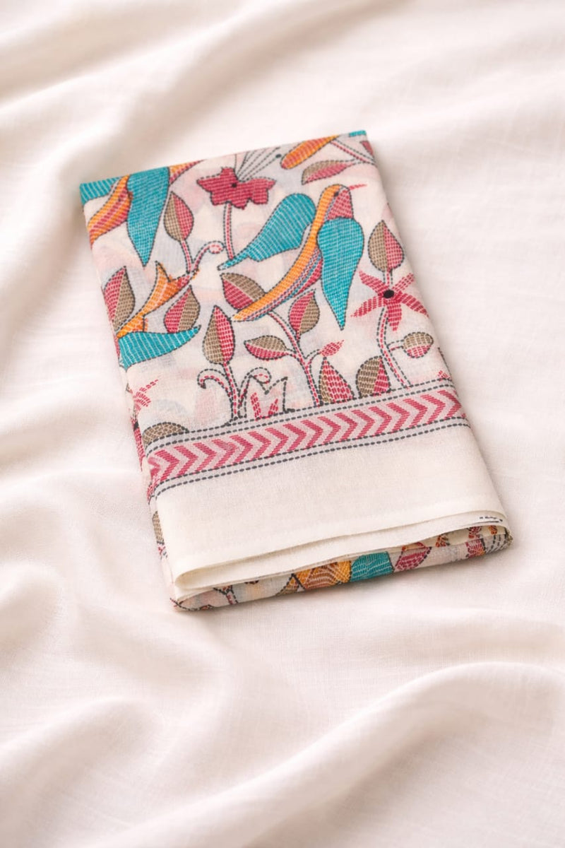 Art Silk Kalamkari Printed Dupatta for Women