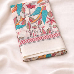 Art Silk Kalamkari Printed Dupatta for Women