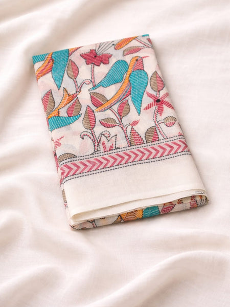 Art Silk Kalamkari Printed Dupatta for Women