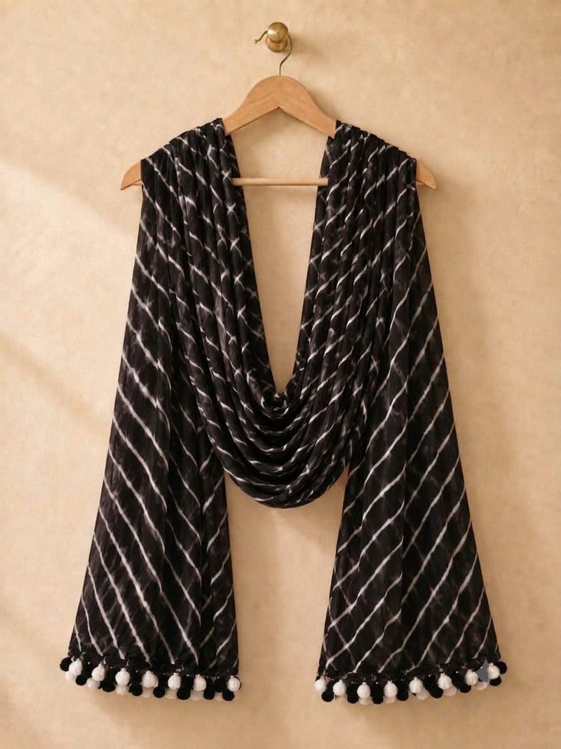 Leheriya Printed Dupatta for Women
