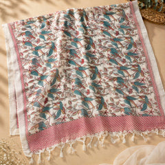 Art Silk Kalamkari Printed Dupatta for Women