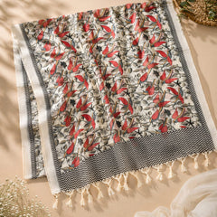 Art Silk Kalamkari Printed Dupatta for Women
