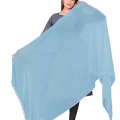 Elegant Plain Chiffon Dupatta for Women – Lightweight, Soft & Flowing Fabric – Perfect for Daily Wear, Festive & Ethnic Outfits