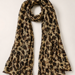 Premium Cotton Leopard Print Dupatta for Women