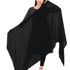 Elegant Plain Chiffon Dupatta for Women – Lightweight, Soft & Flowing Fabric – Perfect for Daily Wear, Festive & Ethnic Outfits