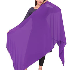 Elegant Plain Chiffon Dupatta for Women – Lightweight, Soft & Flowing Fabric – Perfect for Daily Wear, Festive & Ethnic Outfits