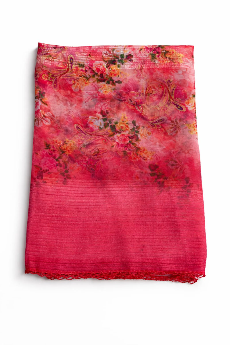 Premium Georgette Floral Printed Dupatta for Women