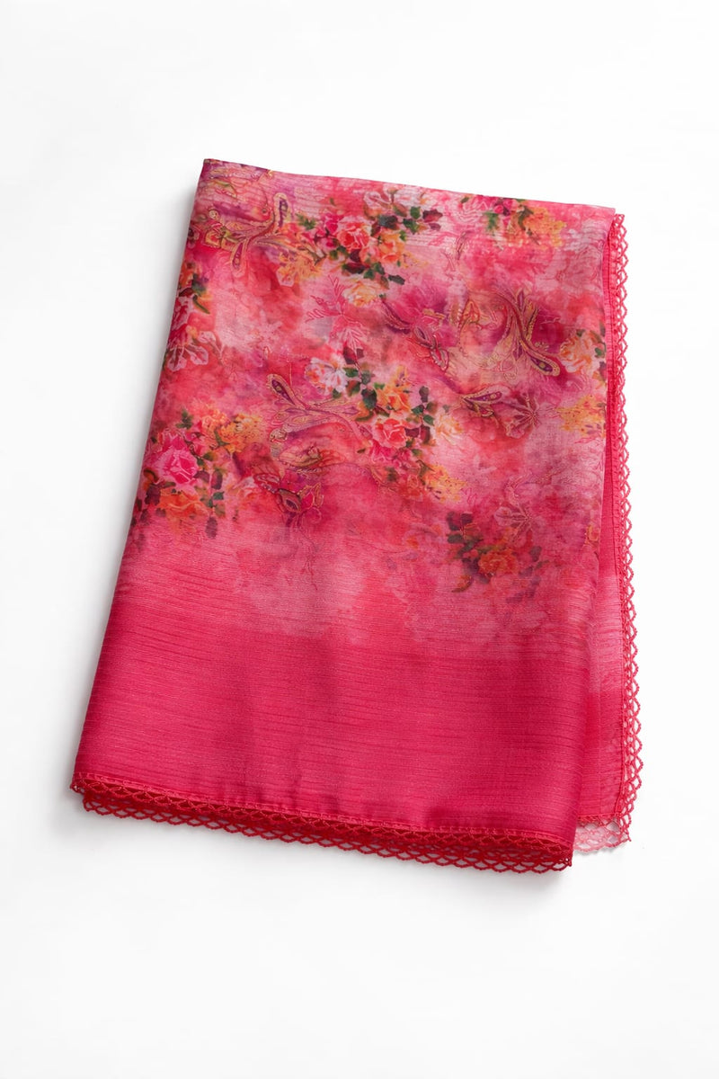 Premium Georgette Floral Printed Dupatta for Women