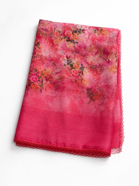 Premium Georgette Floral Printed Dupatta for Women
