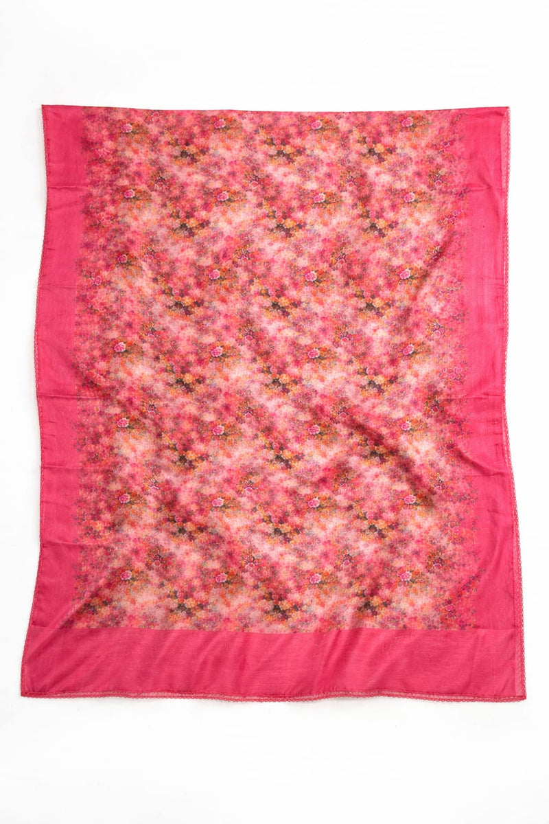 Premium Georgette Floral Printed Dupatta for Women