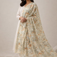 Premium Georgette Floral Printed Dupatta for Women