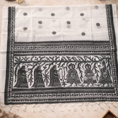 Kalamkari Printed Art Silk Dupatta for Women