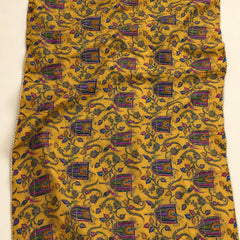 Women’s Art Silk Bird Printed Dupatta with Zari and Sequin Work | Traditional Rajwadi Style Festive Dupatta