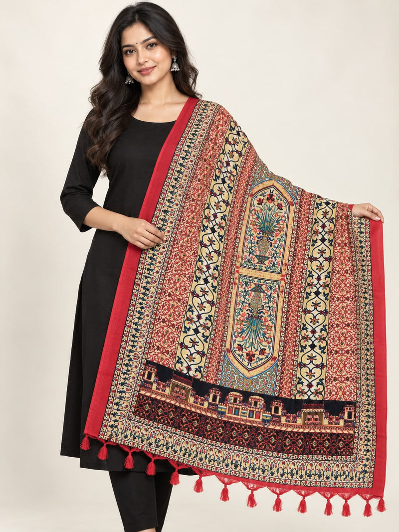 Art Silk Printed Dupatta for Women
