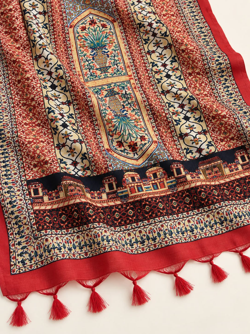 Art Silk Printed Dupatta for Women