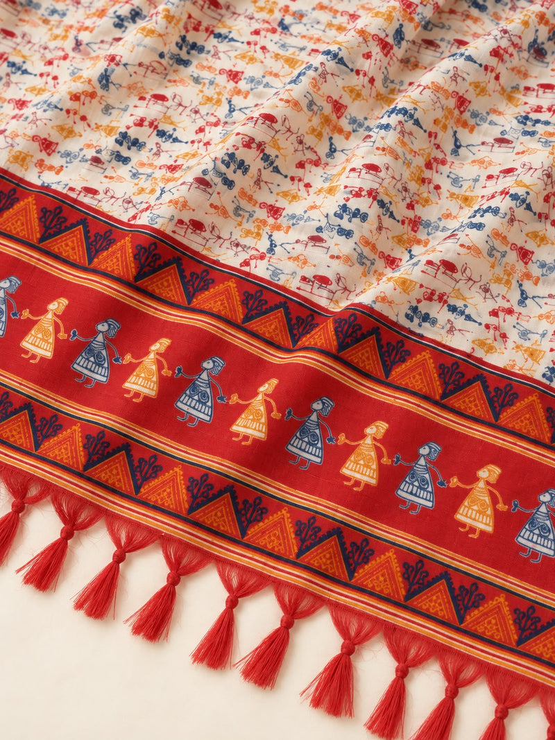 Art Silk Printed Dupatta for Women