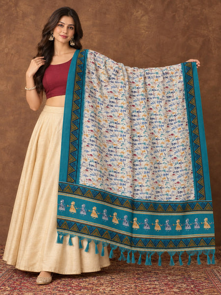 Art Silk Printed Dupatta for Women